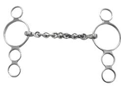 3 Ring Dutch Gag With Waterford Mouth^Shires Equestrian Clearance