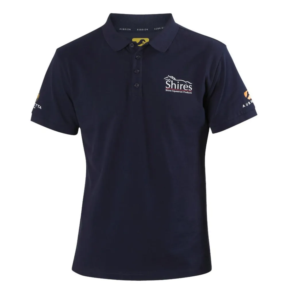 Aubrion Branded Polo Shirt - Gents^Shires Equestrian Clearance