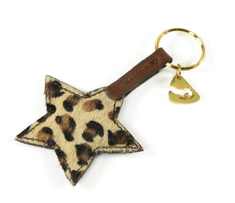 Aubrion Cowhide Keyring^Shires Equestrian Best