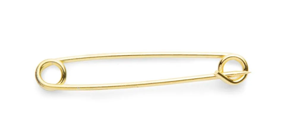 Aubrion Plain Plated Stock Pin^Shires Equestrian New