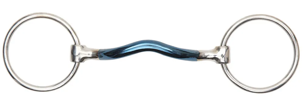 Blue Sweet Iron Loose Ring With Mullen^Shires Equestrian Outlet