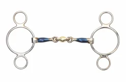 Blue Sweet Iron Two Ring Gag With Lozenge^Shires Equestrian Best
