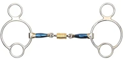 Blue Sweet Iron Universal With Roller Link^Shires Equestrian Sale
