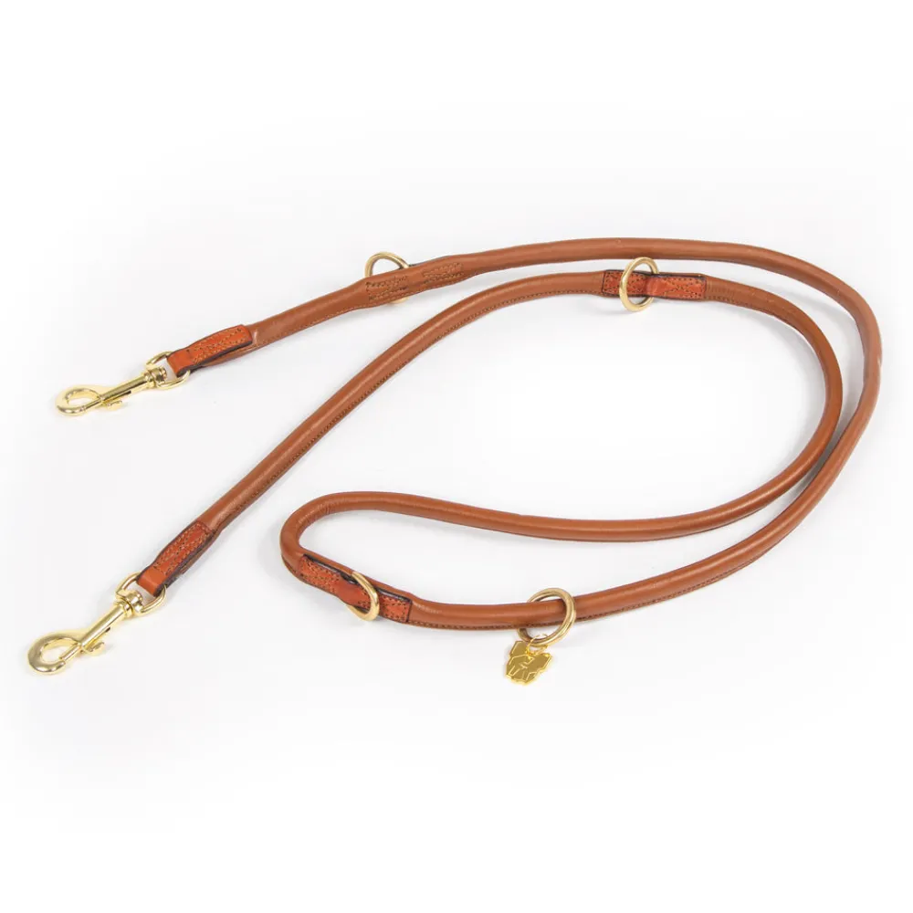 Digby & Fox Rolled Leather Training Lead^Shires Equestrian Outlet