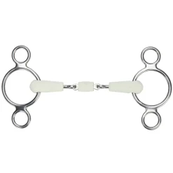 EquiKind Softie 2 Ring Gag Peanut Link^Shires Equestrian Discount