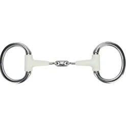 EquiKind Softie Flat Ring Eggbutt Peanut Link^Shires Equestrian Discount