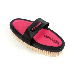EZI-GROOM Grip Body Brush with Goat Hair^Shires Equestrian Discount