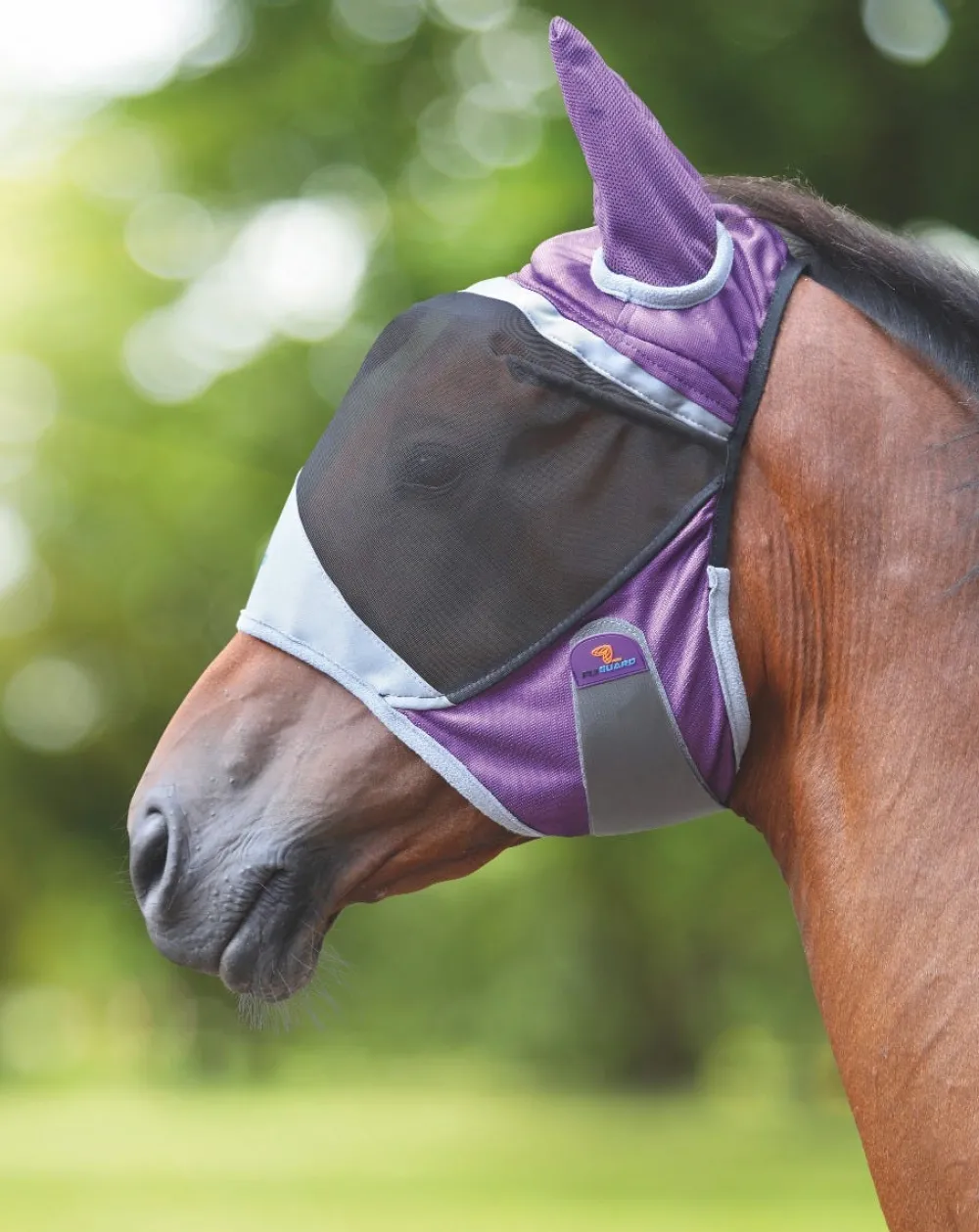 FlyGuard Pro Deluxe Fly Mask With Ears^Shires Equestrian Best