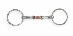 Loose Ring Copper Lozenge Snaffle^Shires Equestrian Sale
