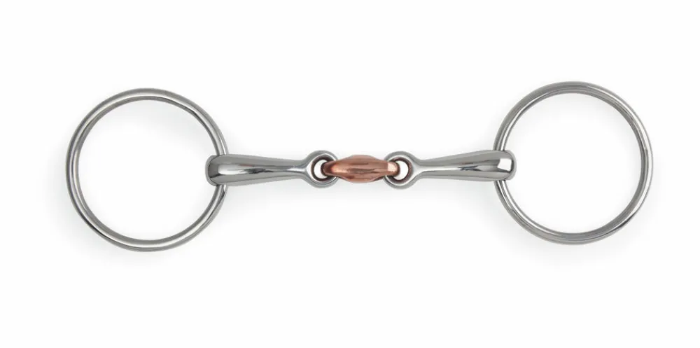 Loose Ring Copper Lozenge Snaffle^Shires Equestrian Sale