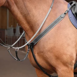 Lusso Three Point Elastic Breastplate^Shires Equestrian Outlet