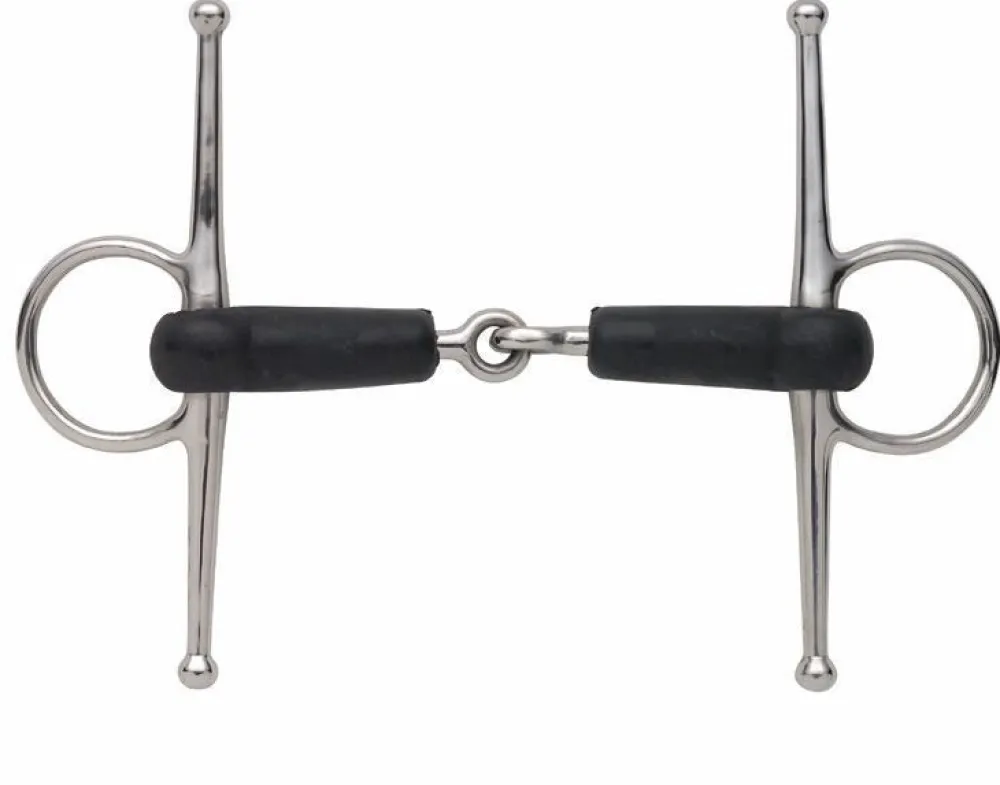 Soft Rubber Covered Full Cheek Snaffle^Shires Equestrian Best