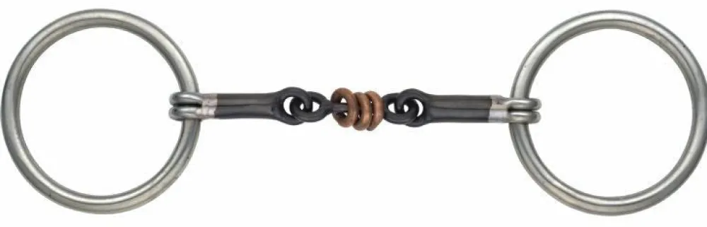 Sweet Iron Copper Roller Snaffle^Shires Equestrian Online