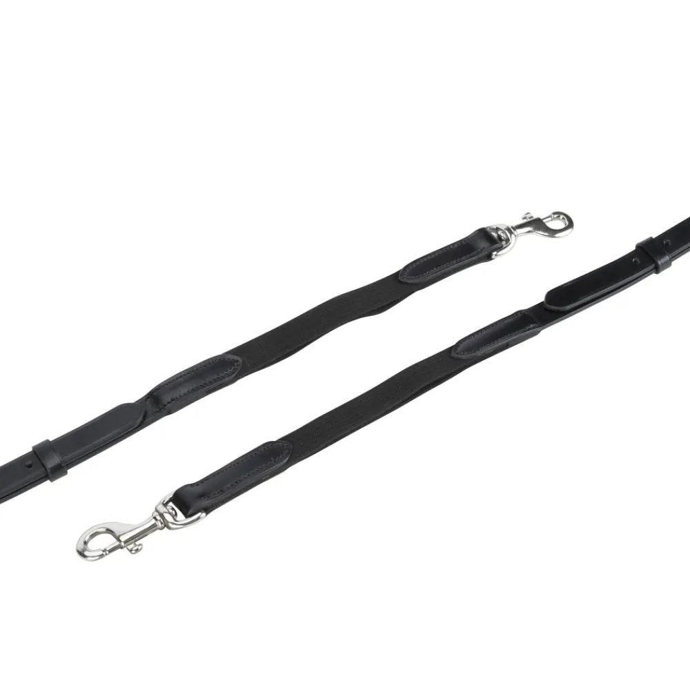 Velociti GARA Leather And Elastic Side Reins^Shires Equestrian Online