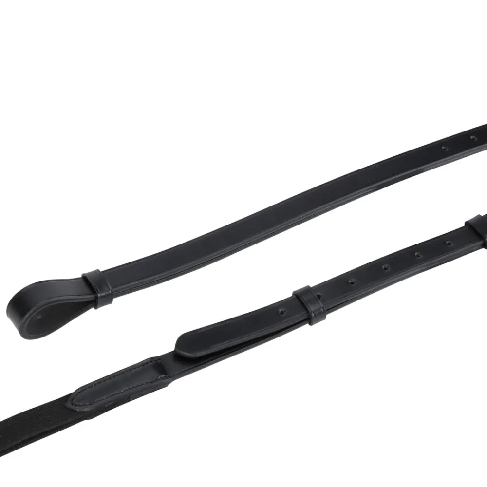 Velociti GARA Leather And Elastic Side Reins^Shires Equestrian Online