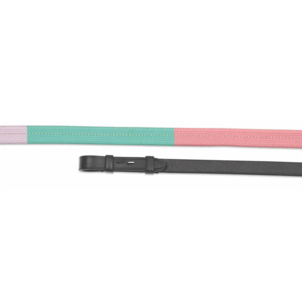 Velociti GARA Rubber Grip Training Reins^Shires Equestrian