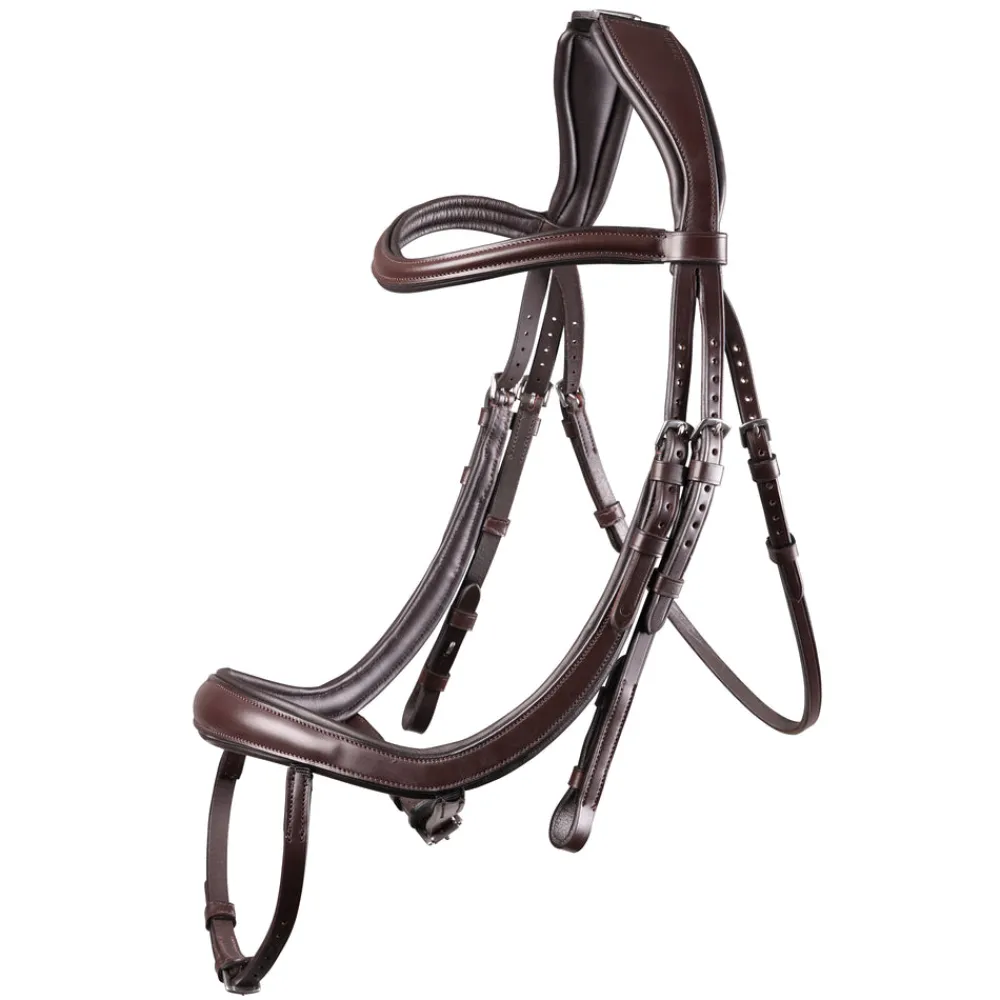 Velociti Lusso Ergonomic Curved Flash Bridle^Shires Equestrian Discount