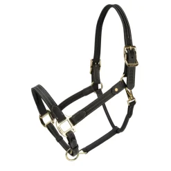 Velociti Lusso Girona Leather Headcollar^Shires Equestrian Clearance