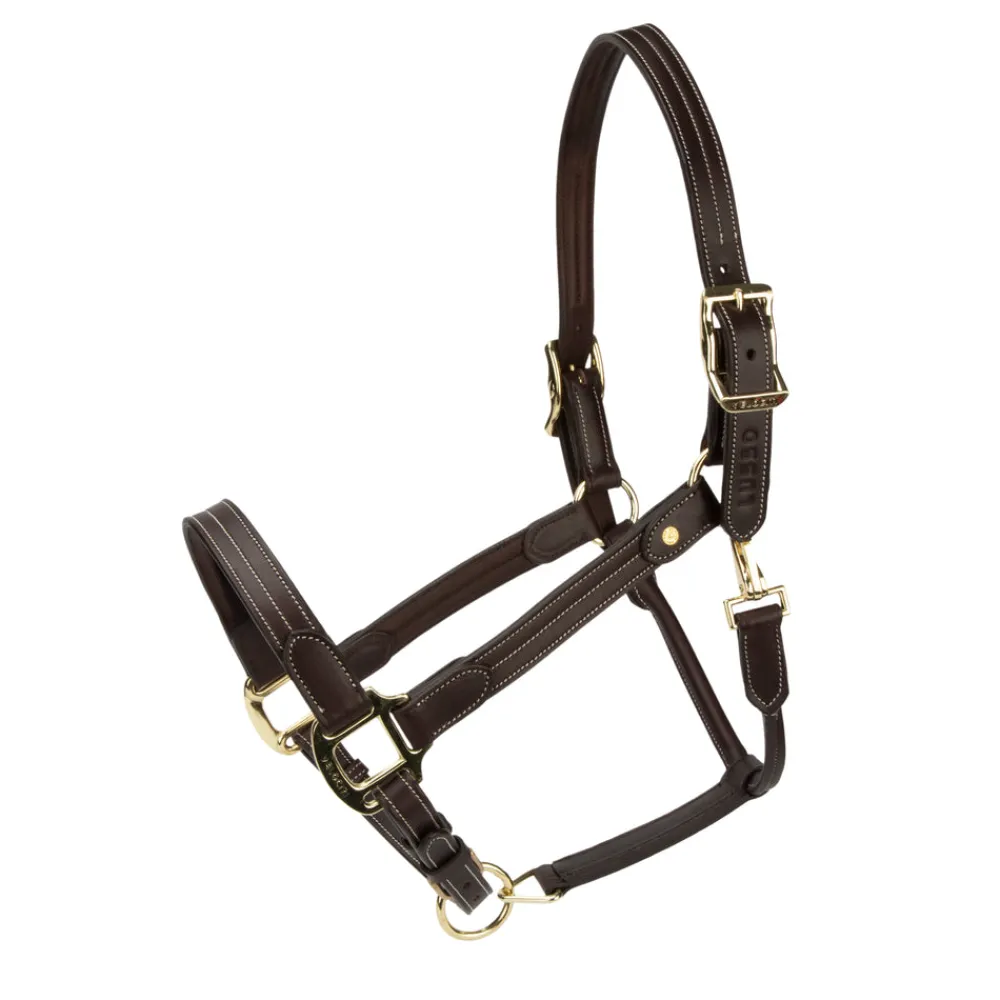 Velociti Lusso Girona Leather Headcollar^Shires Equestrian Clearance
