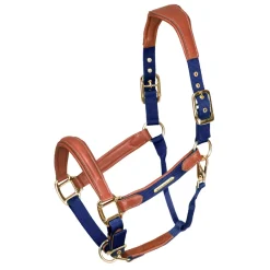 Velociti Lusso Padded Leather Headcollar^Shires Equestrian Hot