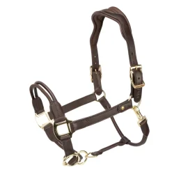 Velociti Lusso Soria Control Leather Headcollar^Shires Equestrian
