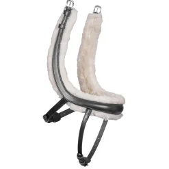 Velociti RAPIDA Fleece Curved Flash Noseband^Shires Equestrian Online