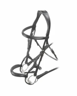 Velociti RAPIDA Rolled Padded Cavesson Bridle^Shires Equestrian Online